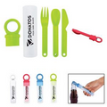 Plastic Utensil Set w/ Bottle Opener